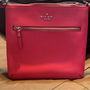 kate spade Hot Pink Crossbody Bag with Front Zip
